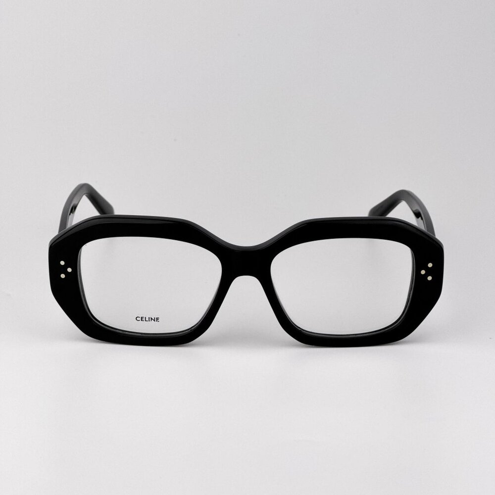 Celine 3 DOTS CL50156I Eyeglasses – Black Rectangle Frame | Model 001